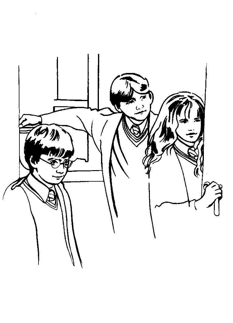 Kids-n-fun.com | Coloring page Harry Potter and the Philosophers Stone ...